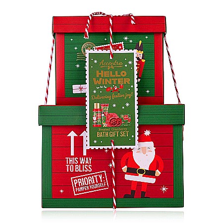 Set Cadou de Craciun Accentra Hello Winter – Frosted Cranberry [1]
