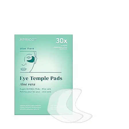 Plasturi APRICOT - Plasturi Antirid APRICOT pentru Ochi și Tâmple cu Aloe Vera, Silicon Medical, 2 Bucăți, 30 Aplicări