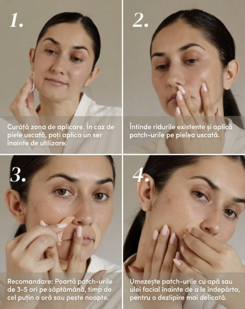 Plasturi APRICOT cu Acid Hialuronic pentru Zona Gurii și Nazolabială – 24 buc [4]