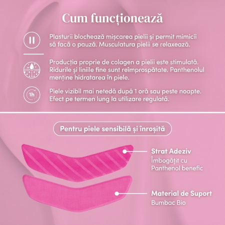 Plasturi Antirid APRICOT cu Panthenol pentru Zona Gurii și Riduri Nazolabiale 100 buc [2]