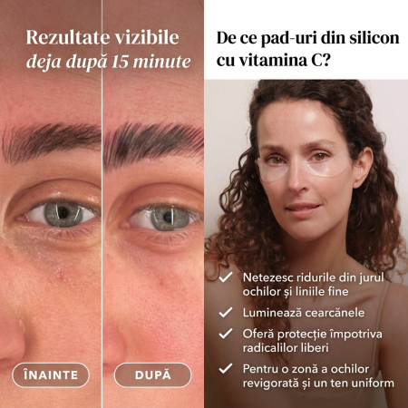 Plasturi APRICOT pentru Ochi cu Vitamina C pentru Cearcăne și Ten Matur [3]