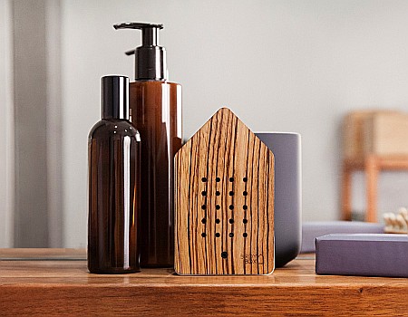 udiobox cu Ciripit de Păsări Birdybox Steamed Oak din Lemn de Stejar [6]