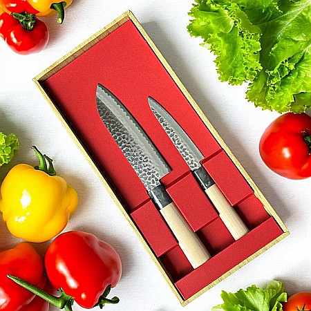 Set 2 Cuțite Japoneze Santoku 16,5 cm și Petty 12 cm [2]