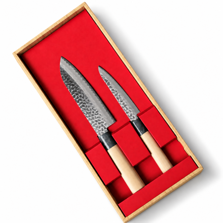 Acasă & Răsfăț - Set 2 Cuțite Japoneze Santoku 16,5 cm și Petty 12 cm