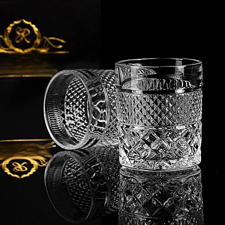 Set Cadou Pahare Whisky R.O.C.K.S. Admiral, 4 Pahare din Cristal [1]