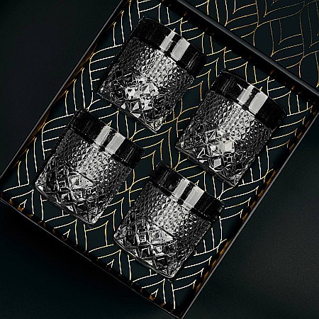 Set Cadou Pahare Whisky R.O.C.K.S. Admiral, 4 Pahare din Cristal [4]
