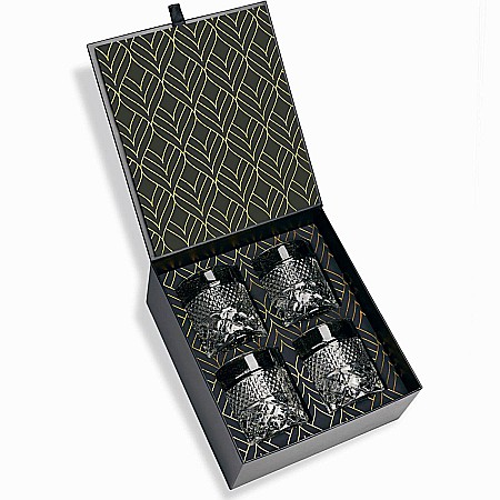 Cadouri - Set Cadou Pahare Whisky R.O.C.K.S. Admiral, 4 Pahare din Cristal