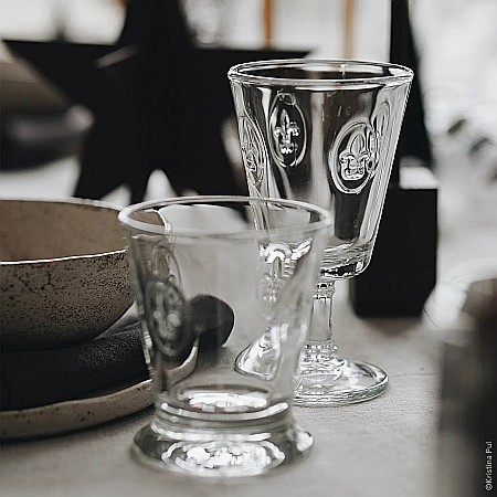 Set 6 Pahare de Vin Fleur de Lys La Rochère din Sticlă Presată 240 ml [2]