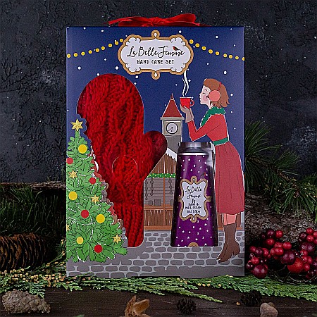 Set Cadou Crăciun Femei Accentra La Belle Femme Noel cu Mănuși [2]