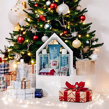 Set Cadou Crăciun Accentra Alpine Coziness în Cutie de Lemn Tip Căsuță [3]