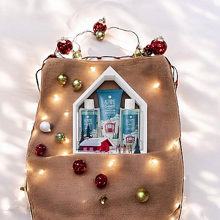 Set Cadou Crăciun Accentra Alpine Coziness în Cutie de Lemn Tip Căsuță [2]
