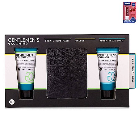 Set Cadou Bărbați Accentra Gentlemen's Grooming, Gel 2în1, After Shave și Portofel [1]