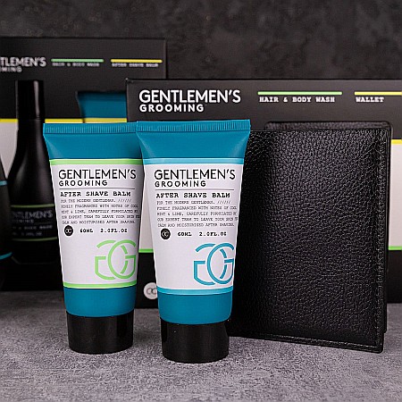 Set Cadou Bărbați Accentra Gentlemen's Grooming, Gel 2în1, After Shave și Portofel [2]