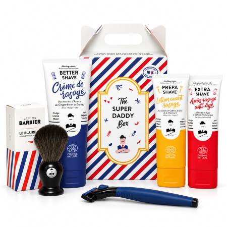 Cadouri - Set Cadou de Bărbierit Monsieur BARBIER THE SUPER DADDY BOX
