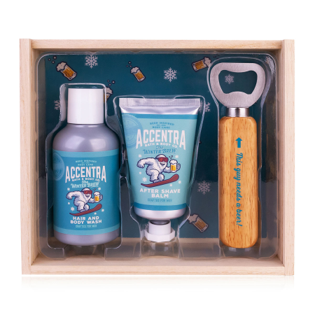 Set Cadou Accentra MEN'S COLLECTION WINTER EDITION în Cutie din Lemn [1]