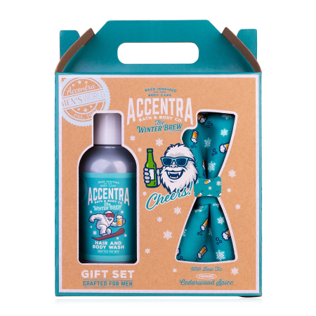 Noutăți - Set Cadou de Crăciun pentru Bărbați Accentra MEN'S COLLECTION WINTER EDITION cu Papion