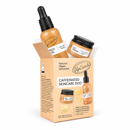 Noutăți - Set UpCircle Beauty The Caffeinated Duo – Luminozitate, Cearcăne & Pete Pigmentare