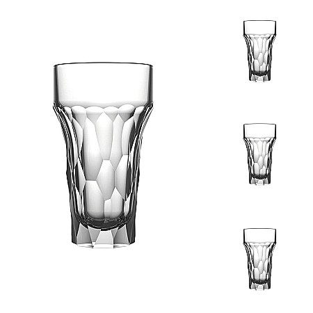 Acasă & Răsfăț - Set 4 Pahare Bere Silex La Rochère, Sticlă Franceză, 430 ml
