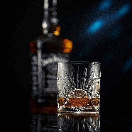 Set Cadou Pahare Whisky R.O.C.K.S. The Connoisseur’s Set Palm, 2 Pahare din Cristal 290 ml și Pietre din Granit [4]