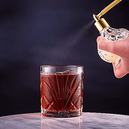 Set Cadou Pahare Whisky R.O.C.K.S. The Connoisseur’s Set Palm, 2 Pahare din Cristal 290 ml și Pietre din Granit [6]
