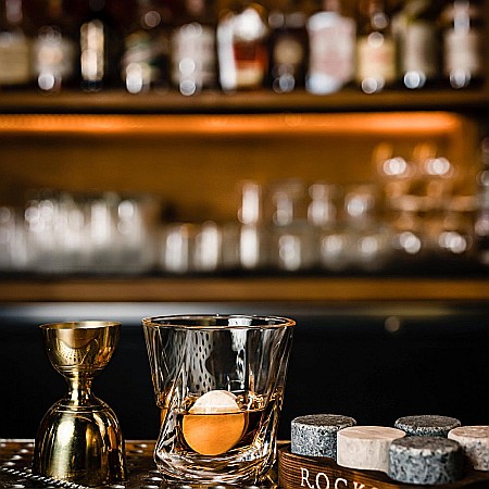 Set Cadou Pahare Whisky R.O.C.K.S. cu Pietre din Granit [6]