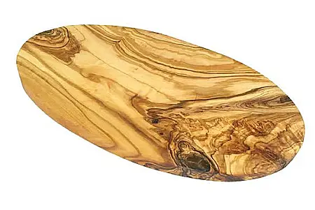 Tocător Rustic Oval din Lemn de Măslin aprox. 30 cm [2]