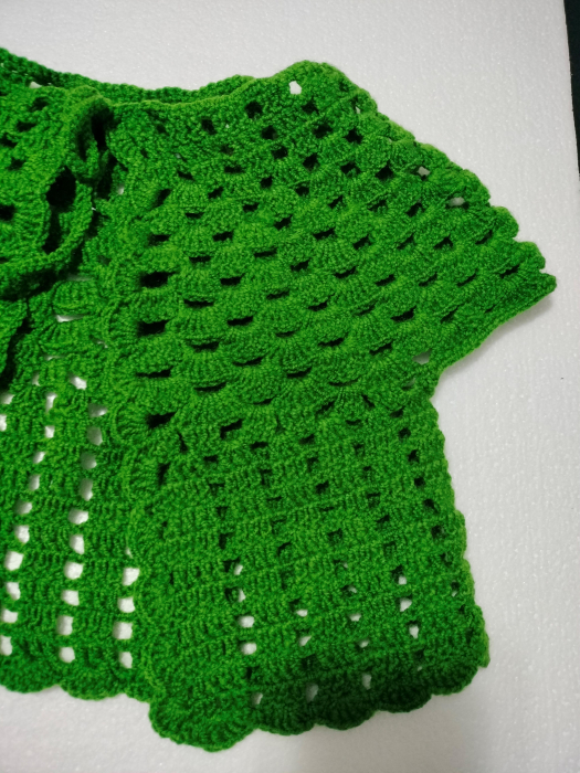 Bolero crosetat verde [3]
