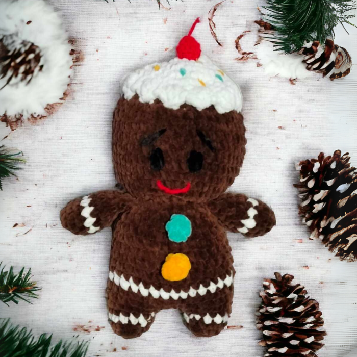 Omulet de turta dulce cu cacao, crosetat [2]