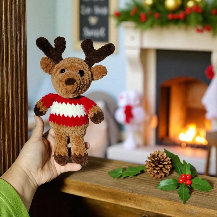 Ren crosetat, de catifea [3]