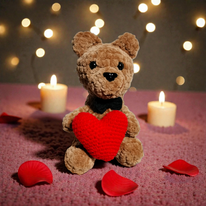 Ursulet romantic cu papion [3]