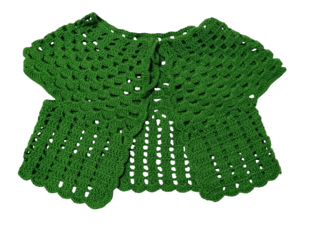 Hainute crosetate - Bolero crosetat verde