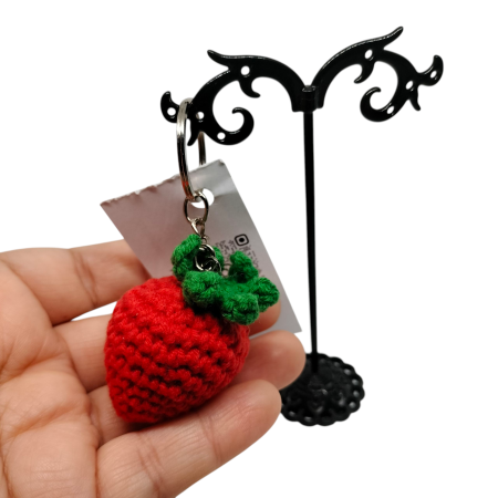 Breloc crosetat Capsunica [3]