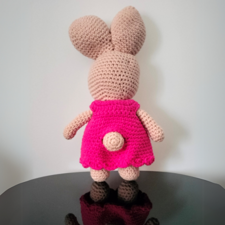 Iepuras crosetat, cu rochita [2]