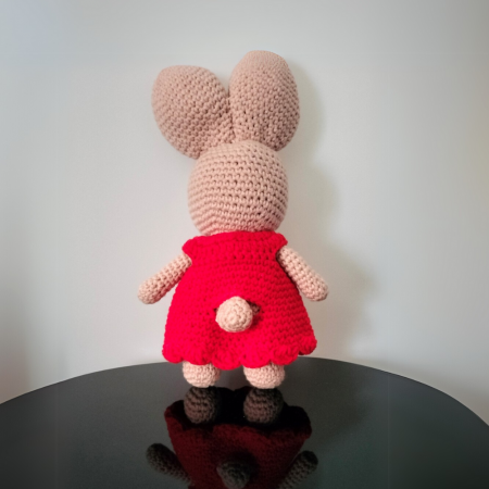 Iepuras crosetat, cu rochita [2]