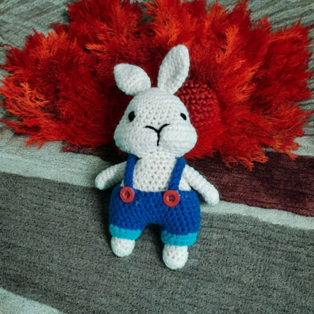 Iepuras crosetat cu salopeta [1]