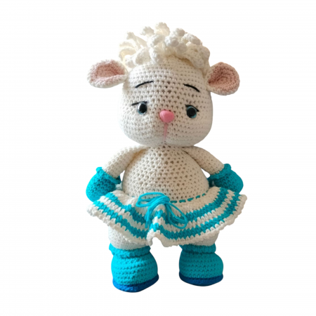 Jucarii de bumbac - Oita crosetata