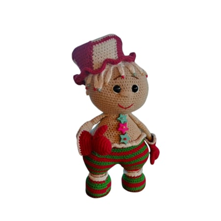 Craciun - Omulet de turta dulce crosetat