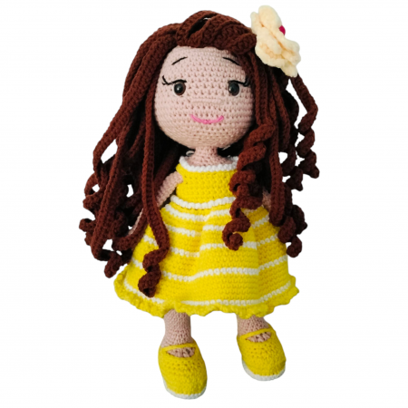 Jucarii de bumbac - Papusa Emma crosetata