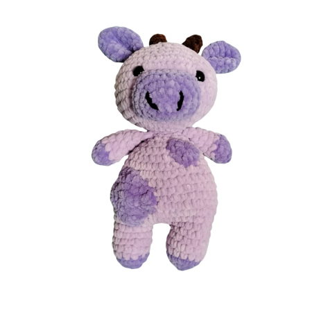 Jucarii de catifea - Vacuta crosetata