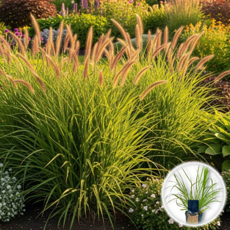 Plante ornamentale - Pennisetum alopecuroides ‘Red Head’ - Iarbă ornamentală ‘Red Head’