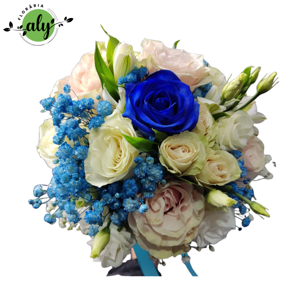Buchet cununie cu trandafiri, lisianthus, gypsophila [1]