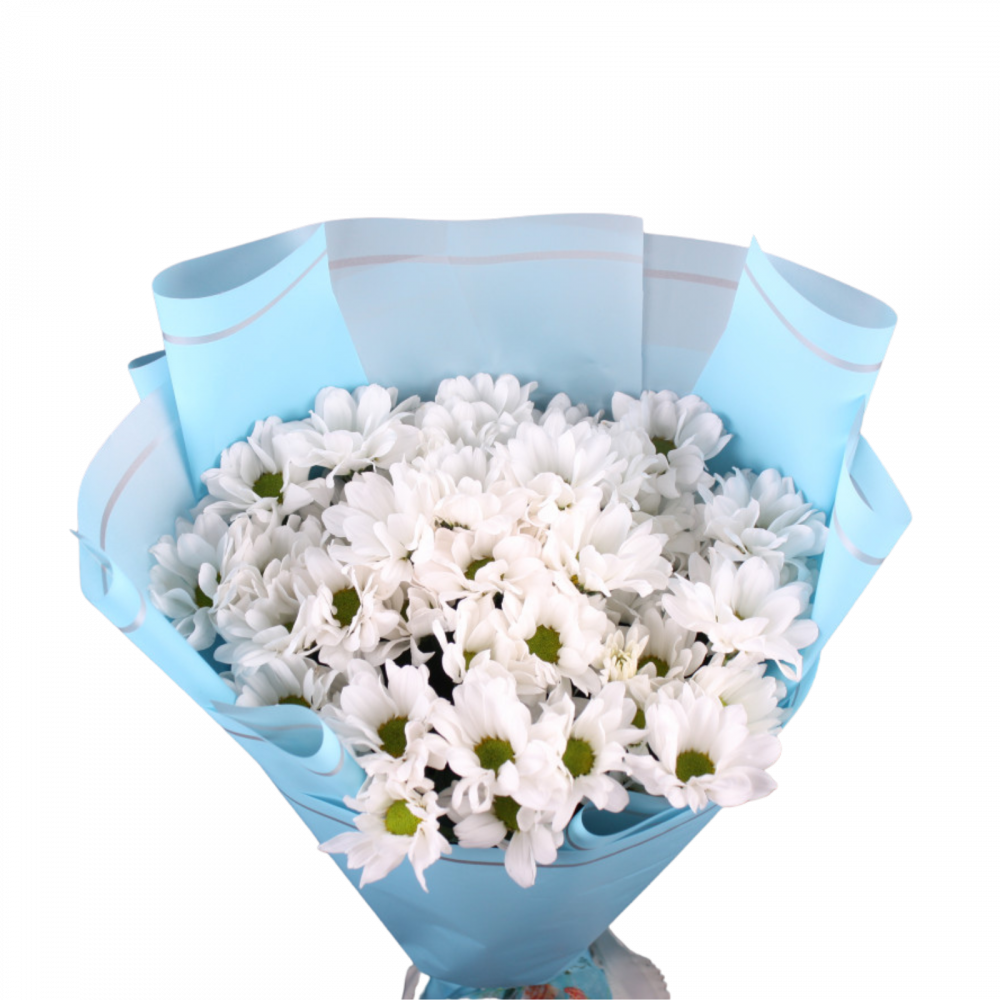 Buchet de crizanteme albe [2]
