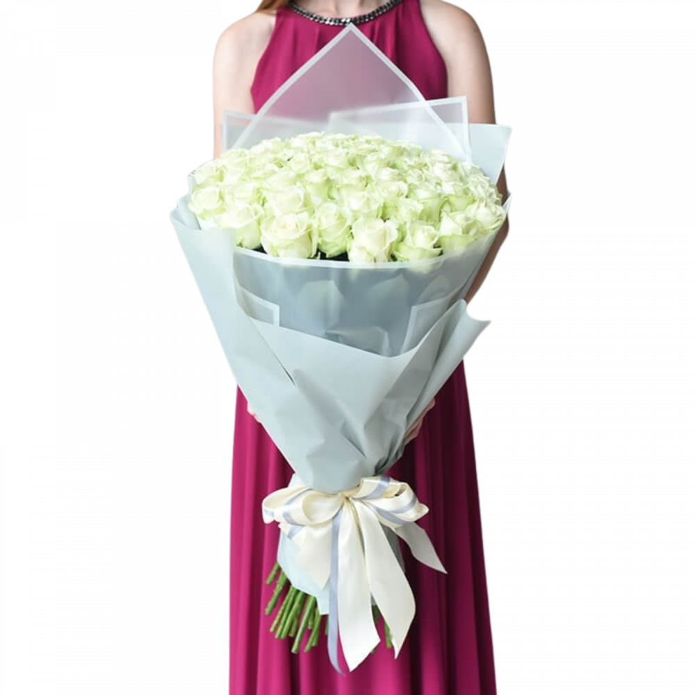 Buchet trandafiri albi [2]