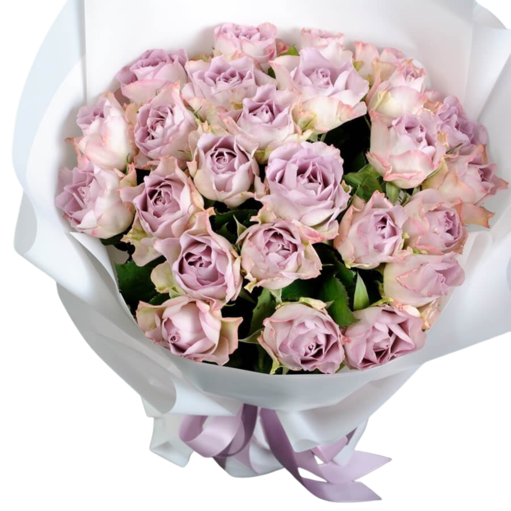 Buchet trandafiri mov [2]