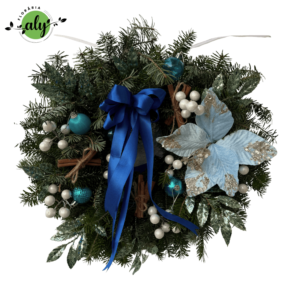 Coroniță în nuanțe de albastru, bleu și alb [1]