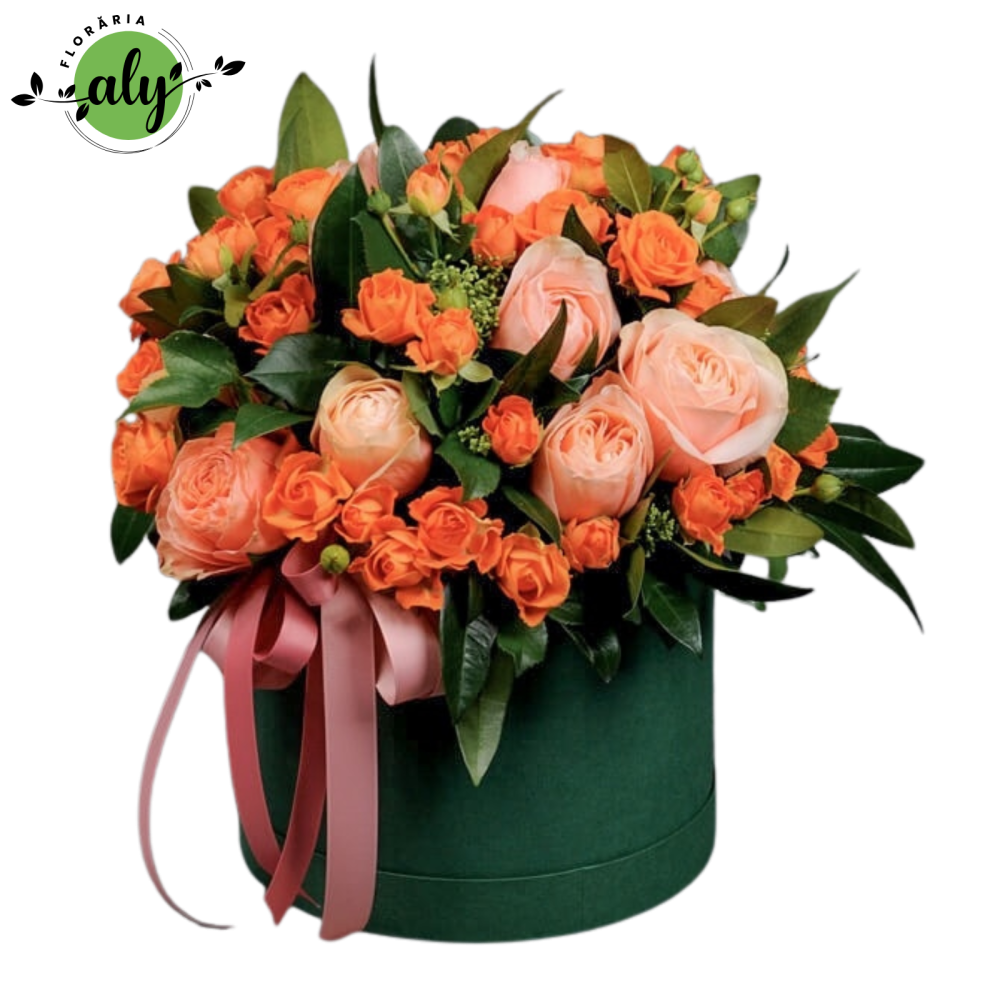 Cutie cu minirose și trandafiri [1]