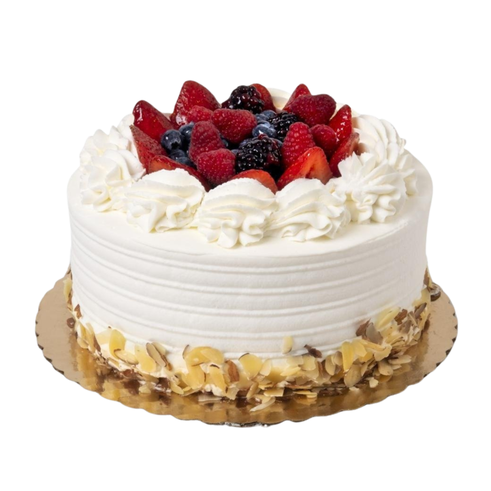 Tort cu frișcă și fructe [1]