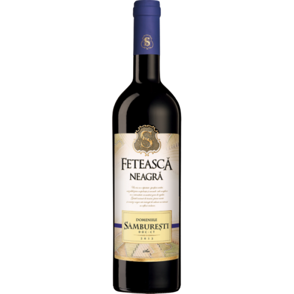 VIN ROȘU SEC DOMENIILE SÂMBUREȘTI FETEASCĂ NEAGRĂ 0.75L [1]