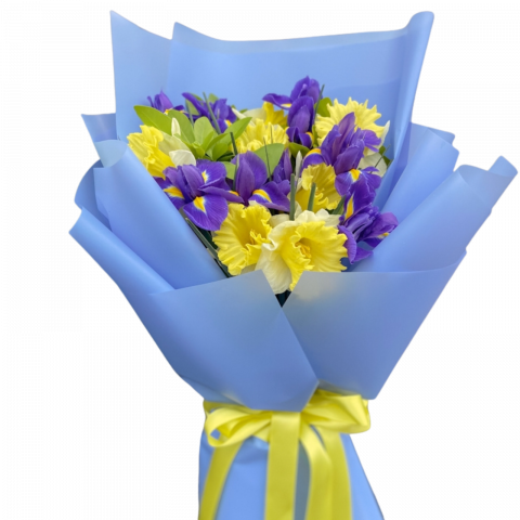 Buchet de narcise și iriși [0]