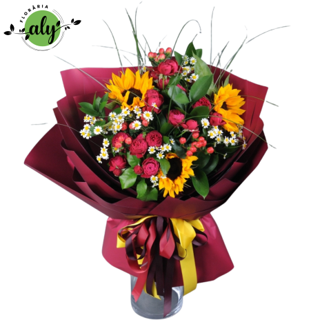 BUCHETE MINIROSE - Buchet toamnă cu flori mixte